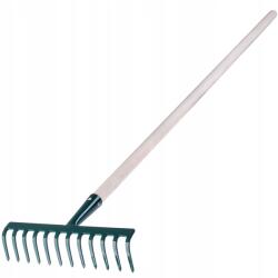 Kadax Kerti Levélfű Gereblye 12 Fogú Nyéllel (K657)