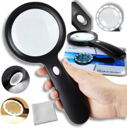  Nagyító Olvasáshoz 10X Nagyítás Háttérvilágítással (szkło powiekszające dla seniora)
