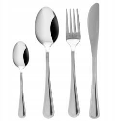 KULIG Elegáns, 24 darabos evőeszközkészlet 6 személy részére, ezüst színű (0534)