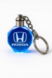 Key Stílusos Honda Led kulcstartó, 7 szín, megvilágított Ideális ajándék