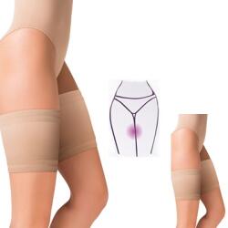 Gabriella női önálló tartású szatén harisnya, 7/8-as méret (510)