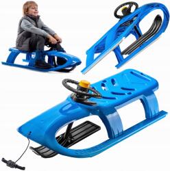 Kadax Szánkó Műanyag Csúszda Kormánykerékkel Gyerekeknek Lesikló Síléc (K6412)