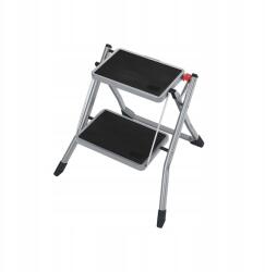 SONGMICS Összecsukható létra 2 fokozatú, acél, 150 kg (GSL12WT)