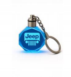 Stílusos Jeep Led kulcstartó, 7 színben, megvilágított| Ajándéknak is tökéletes