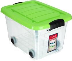 Kadax Játéktároló Nagy Doboz Gurulós Láda Műanyag Nagy 20L (K3559)