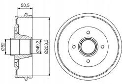 Bosch Fékdob Szett [bosch] - allegro - 68 545 Ft