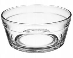 Kadax Saláta tálaló Üveg Tál Snack Saláta Gyümölcs 17cm Kerek Tál (K7918)