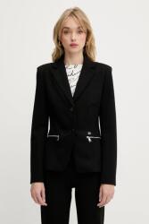 Karl Lagerfeld zakó fekete, sima, egysoros gombolású, A3W14040 - fekete 40