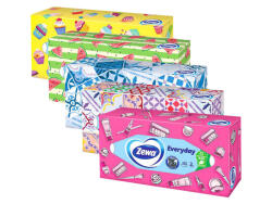 Zewa everyday papírzsebkendő 2 rétegű 100 db-os - Dobozos