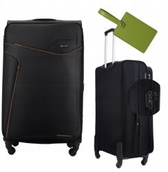 Solier Nagy gurulós utazó bőrönd puha tágas Ajándék Színek (STL1651)