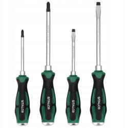 Stalco Lakatos Csavarhúzó Készlet 4 Részes CrV Csavarozó Stalco (S-12395)