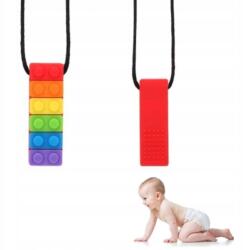  Logopédiai Rágóka Terápiás Nyaklánc Építőkocka (Gryzaki) - allegro - 2 005 Ft