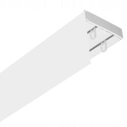 Imperia Deco Függönysín Pvc Mennyezeti Kettős 200 cm Szett Csipeszek Eltakaróléc 5cm (szyna PCV II KPL agrafki MAS5cm)