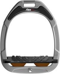 FLEX-ON Ultragitkék Alumínium/Fekete/Barnás Döntött Lábkürtők Flex-On Green Composite fekete|szürke