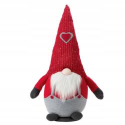 Livarno Home XXL-es dekorációs törpe figura, piros (4055333033535)