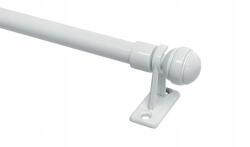 Imperia Deco Mini függönykarnis, fém, Fehér, kihúzható 60 80 cm Davi (MINI KARNISZ 60-80 BIAŁY DAVI)