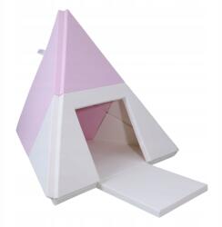 Małpiszon tipi sátor 3az1ben fehér-rózsaszín (01.049.01.005)