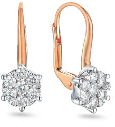 Heratis Forever 0, 420 karátos rozéarany gyémánt fülbevaló IZBR898RN