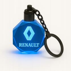 Stílusos Renault Led kulcstartó, 7 színben, megvilágított Ajándéknak is tökéletes
