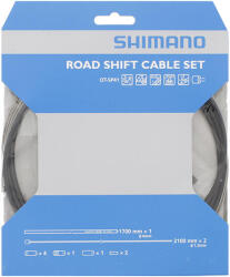 SHIMANO Rozsdamentes acél váltó kábelek és burkolatok, 4 darabos végdarab készlet, vízál fekete