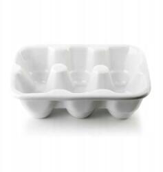 Mondex Tojástartó tányér stílusos praktikus fehér (5905771420185)