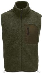 SOL'S Vestă de lână Sherpa Fury - Army / army închis | 2XL (SOLS-04041-1000350116)