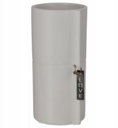 Kadax Kerámia Virágtartó 11 cm Kerek Szürke (K8588)