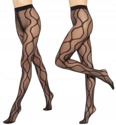 Gatta Mintás harisnya Gatta Modern 05 40 den fekete Nero 4-es méret