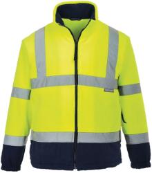 Portwest F301 jól láthatósági polár pulóver (F301YNRXS)