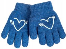 YOCLUB Meleg Lány Kesztyű Meleg Dupla Szívecskés 14 CM