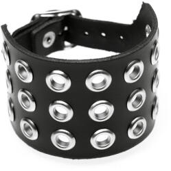 Black & Metal Brățară Inel - Argint - BWZ-696