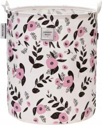  Sea Team szennyestartó kosár 62l bézs, virágokkal (X07UJNSDAS)