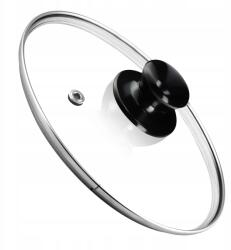 Kadax Üvegfedő 22 cm Serpenyő Fedő Univerzális Hőálló (K7887)