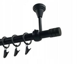 Imperia Deco Mennyezeti Függönykarnis Fém 19mm Fekete 200cm Luna Maró (KAR.MET. I /19/ 200cm CZARNY sufit LUNA FREZ)