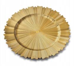 Mondex Blanche Gold arany dekorációs tányéralátét 33 cm (HTOS9136)