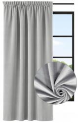 NOW-ART Welúr Függöny 140x270 Hosszú függönyök, színes árnyékolók, Velvet függöny szürke (5905575588616)