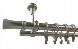 ESTAdeco Függönysín Szett Mennyezetre 25+19mm Szatén 160 Malaga (karnisz Sufitowy fi25+19 Satyna MALAGA)