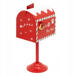 Atmosphera Fém Postaláda Mikuláshoz Rozsdamentes Acél Piros (3560233590084)