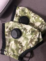 DKM Antiszmog Maszk Sportoláshoz, Biciklizéshez Arcra szűrő (Maska rowerowa czerwona)