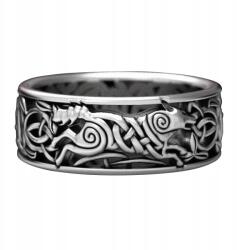  Viking Szignó Gyűrű Skandináv Farkas Rúna 148 (148)