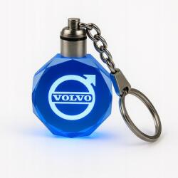 Stílusos Volvo Led kulcstartó, 7 színben, megvilágított Ajándéknak is tökéletes