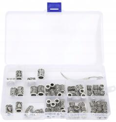  Szett És Kiegészítők: Szakáll, Haj És Viking Stílusú Gyöngyök Rúna Mintával, 61 Darabos (11)