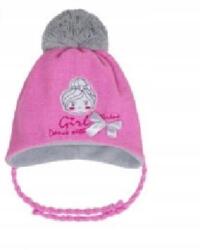 AJS Girl Ballerine téli sapka, rózsaszín 40-42 (34-302RO/40-42)