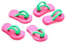 Kalait Dekorációs elem fimo flip-flop papucs 1db -Fi010 (kalait.pl)