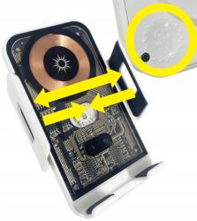 Pantherise indukciós autós töltő 15W Usb-c rácsra szerelhető (Ładowarka Pantherise 15W biała v1)