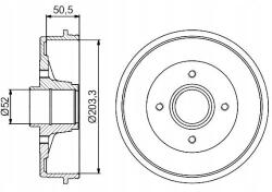 Bosch Fékdob Szett 7700428821 600154 - allegro - 87 015 Ft