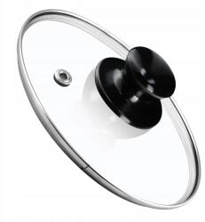 Kadax Üvegfedő 14 cm Serpenyő Fedő Univerzális Hőálló (K7883)