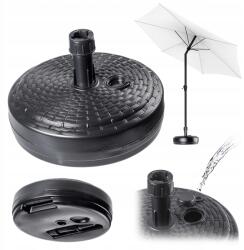 Kadax Napernyő Alap Kerti Napernyő Állvány Kerek 39cm Súlyzó Szürke (K10284)