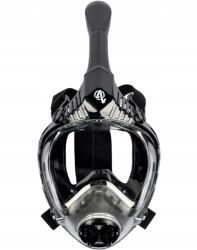 Acra Aeone Premium teljes arcot fedő sznorkelező maszk, fekete, S/m