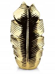 Mondex Arany virágváza Leaf Gold dekoratív 36, 5 cm (5902643346925)